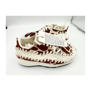 Nike Women's Air Footscape Woven 'Cow Print' Shoes FB1959-100 Sz 6.5
